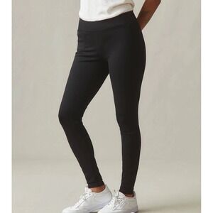 NWOT American Giant Ponte Slim Pant Size 14 Black Leggings Casual Athleisure